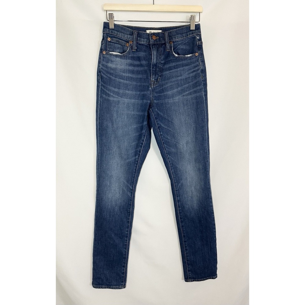 Madewell Women's SIZE 25 The High Rise Slim Boy Jean Blue Jeans Denim